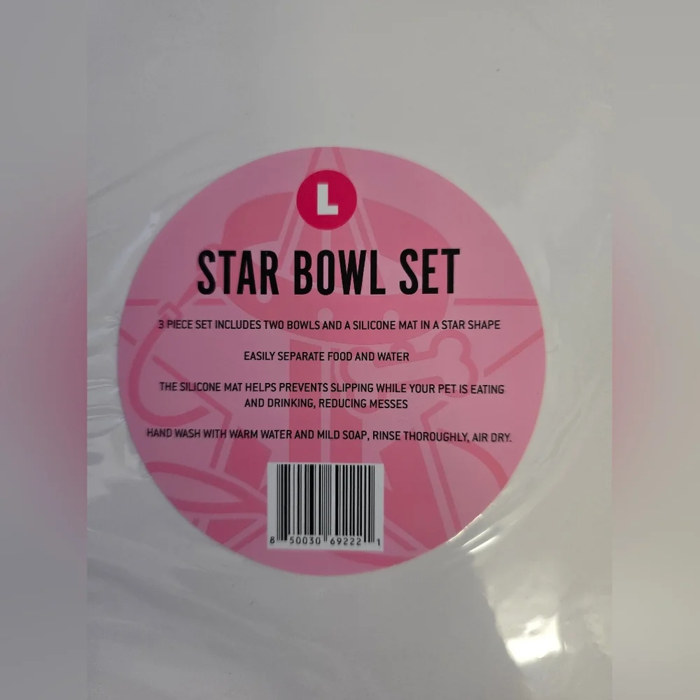 Jeffree Star Pink Pet Feeder Bowl